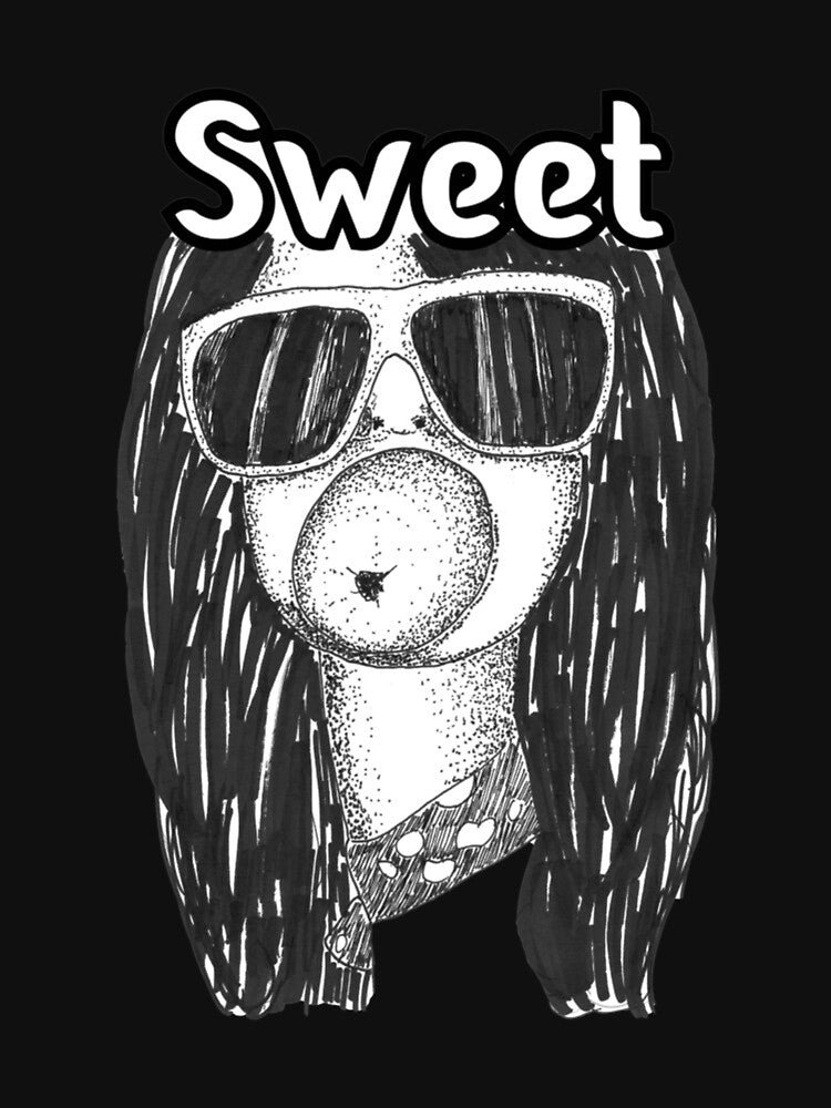 Sweet British Glam Rock Bubblegum Cartoon Shirt