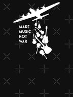 Banksy Make Music Not War White Shirt