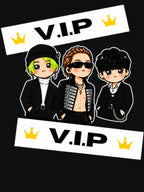 VIP Big Bang Cartoon Band Shirt
