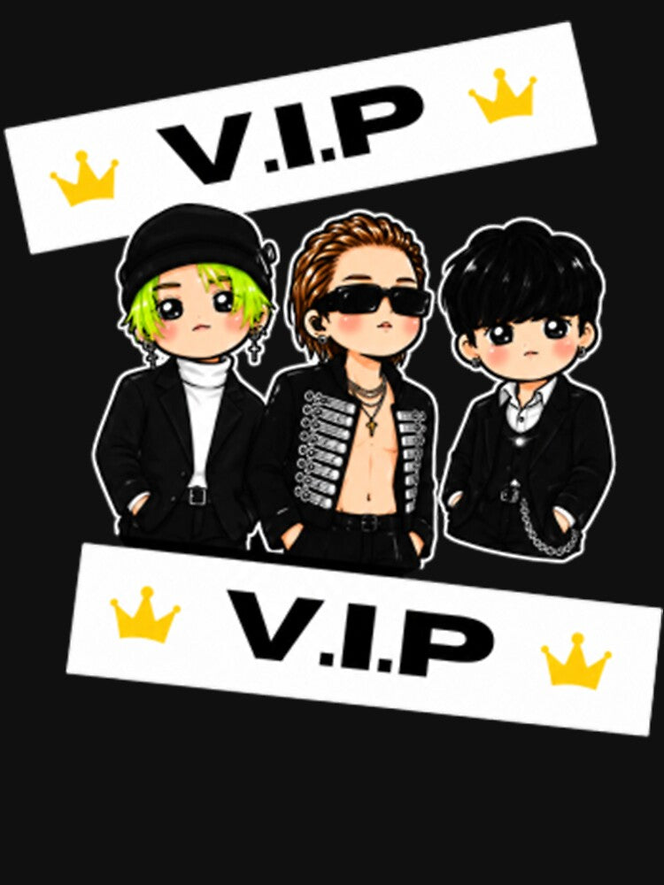 VIP Big Bang Cartoon Band Shirt