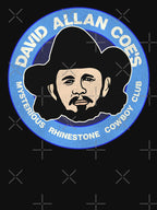 David Allan Coe's Mysterious Rhinestone Cowboy Club Shirt