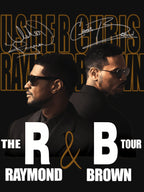 Usher Chris Brown R&B Tour Collage Design Shirt