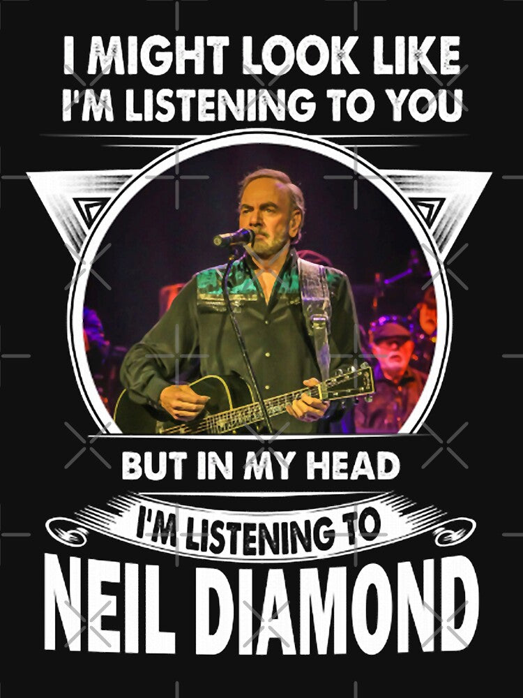 LISTENING TO V-neck Woman Shirt