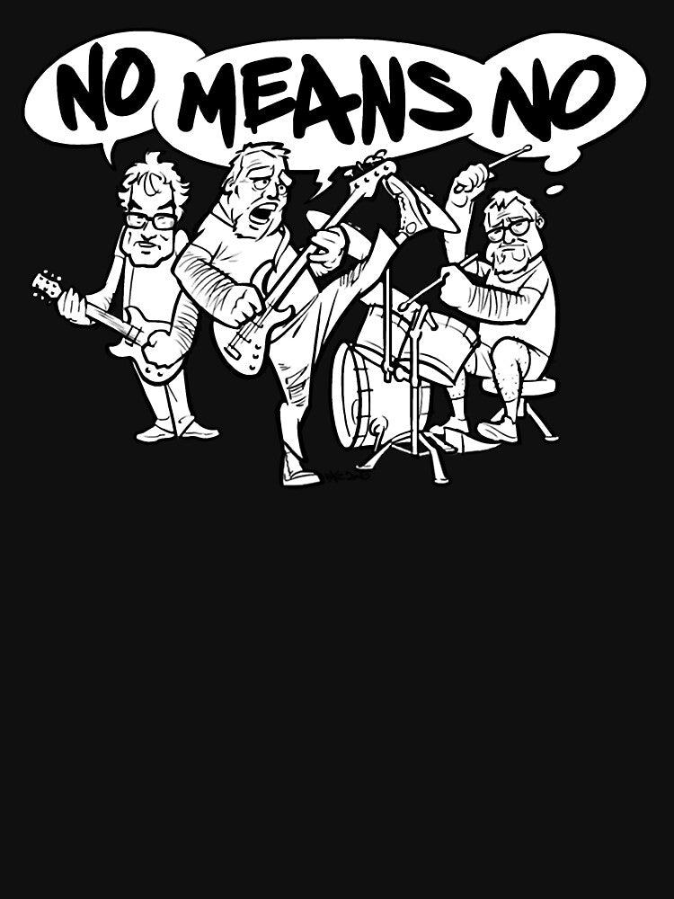NoMeansNo Cartoon Shirt