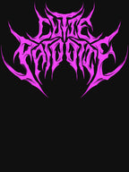Cutie Patootie Death Metal Sweetheart Design Shirt