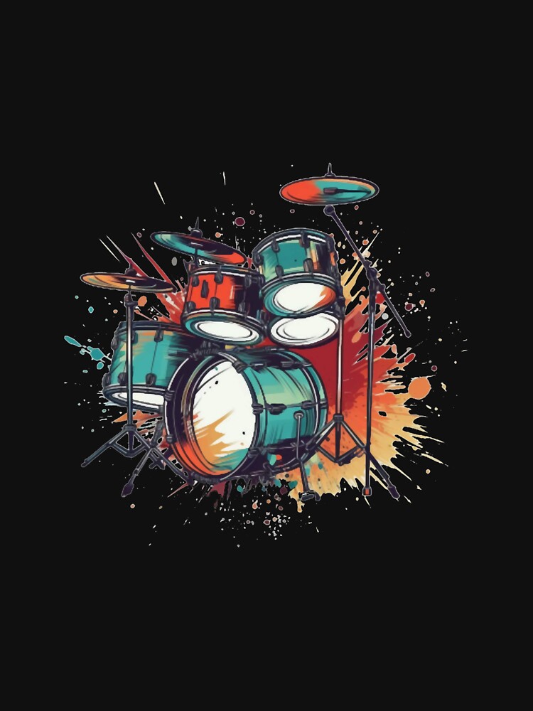Drums With Music Shirt