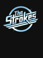 The Strokes Chrome Metallic Retro Logo Shirt
