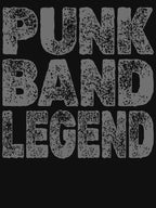 PUNK BAND LEGEND - Bold Grunge Typography Shirt