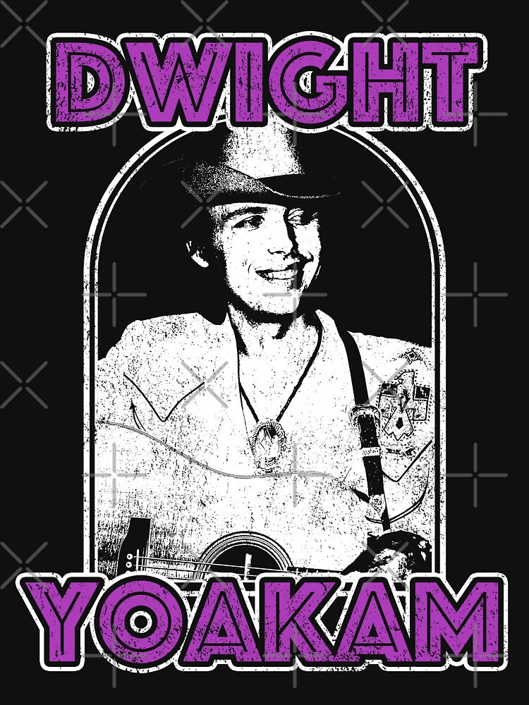 Dwight Yoakam Retro Aesthetic Fan Art Design Shirt