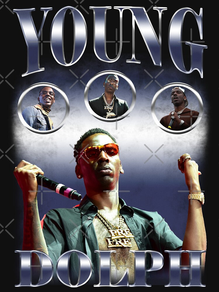 Young Dolph Silver Bootleg Vintage Shirt