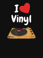 I Heart Vinyl Vinyl Record Collecting Quote Shirt