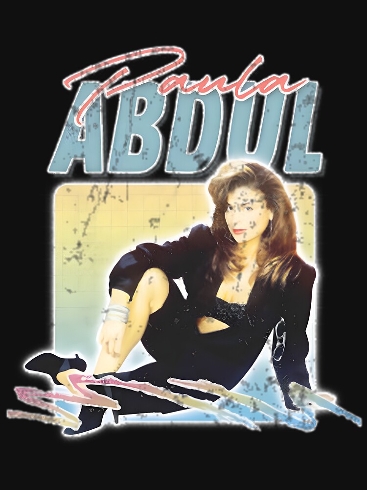 Paula Abdul Vintage Aesthetic Retro Design With 80s Style Shirt