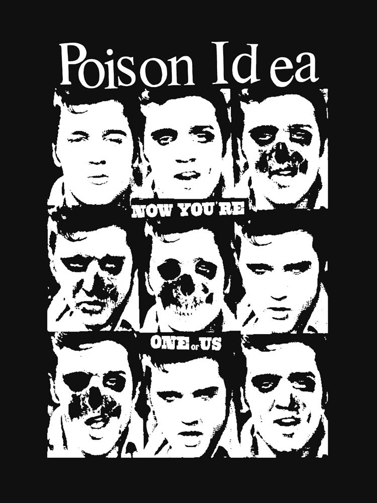 Poison Idea Hardcore Punk Portrait Design Shirt