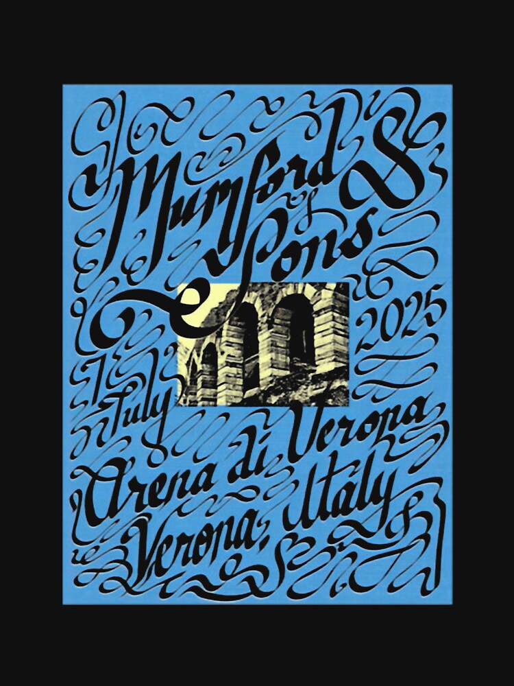 Mumford & Sons Verona Tour 2025 Shirt