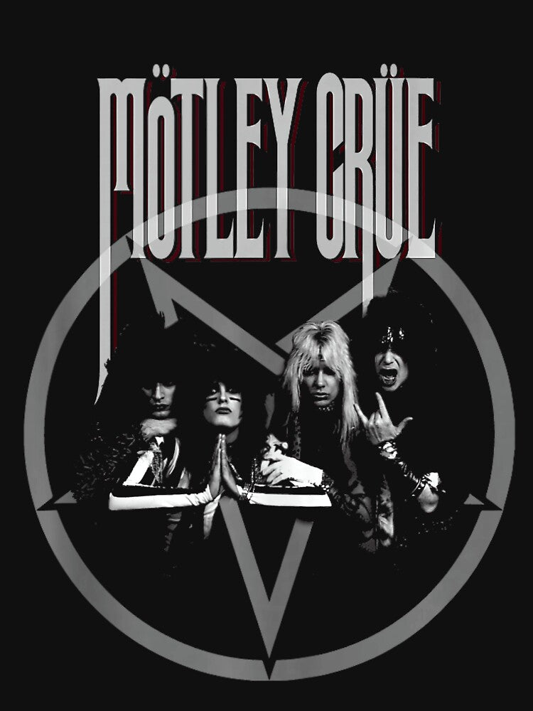Mötley Crüe Prayer Pentagram Vintage Design Shirt