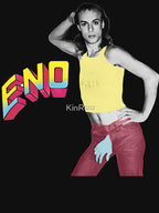 Person Posing Yellow Tank Top Red Pants Shirt