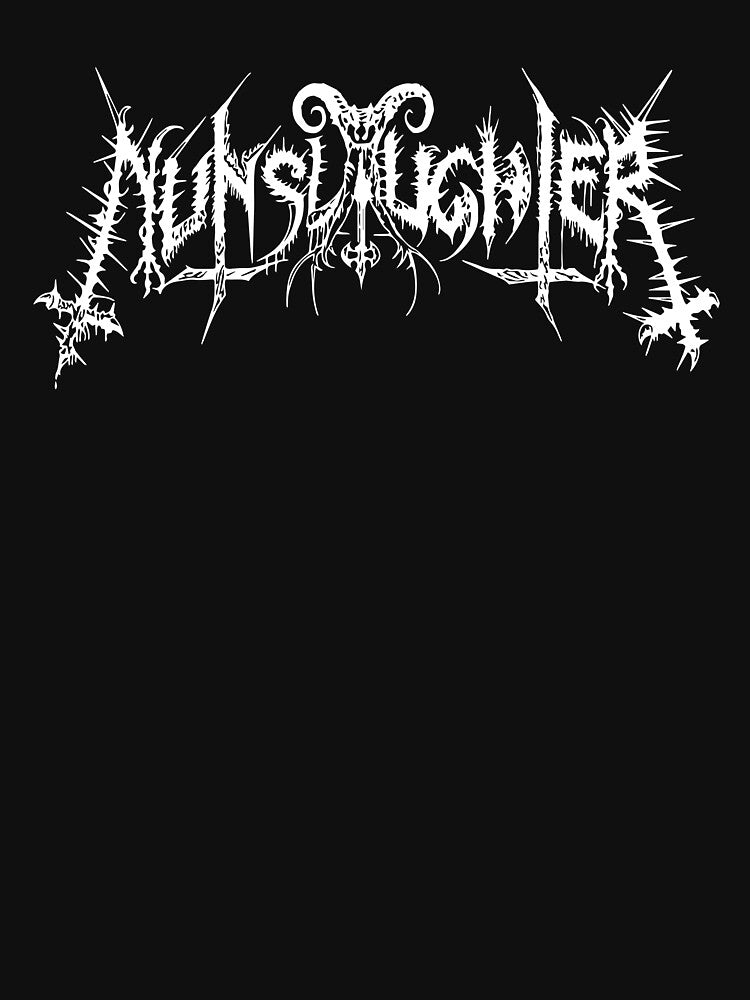 Nunslaughter Band Logo Fan-Made Design Shirt
