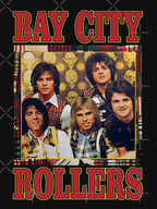 Idea Band Bay City Rollers Music Rock Retro Vintage Shirt