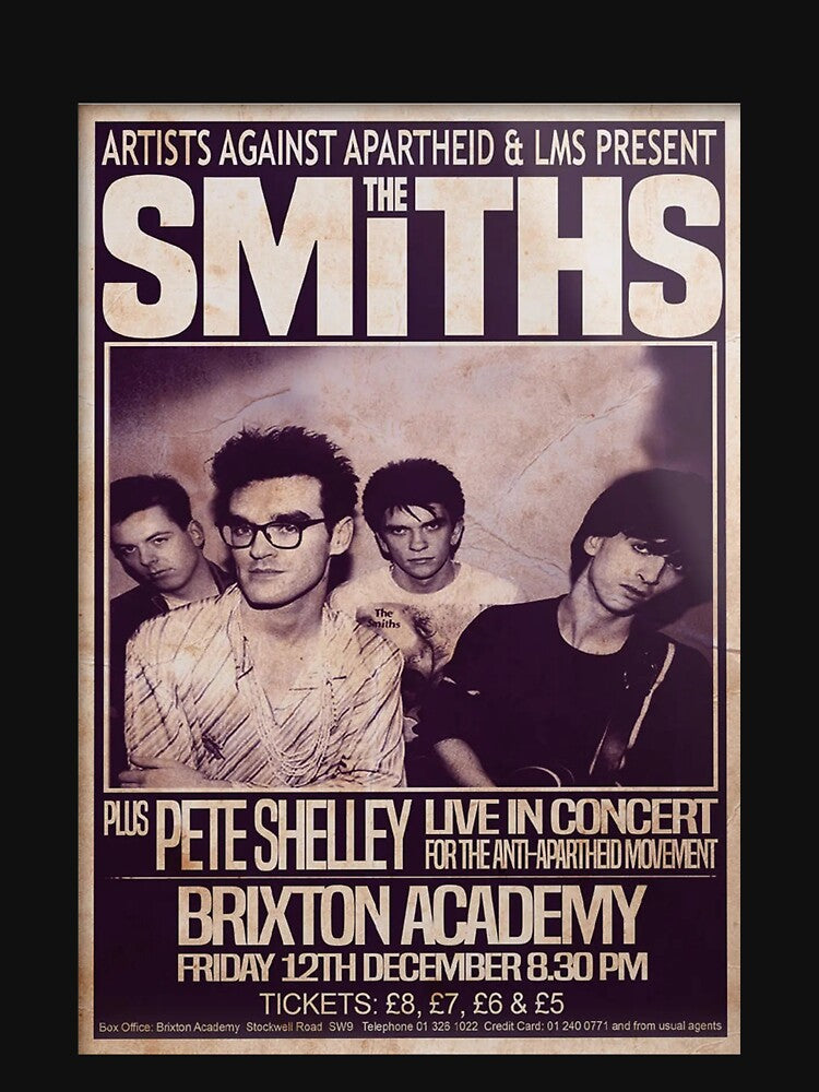 The Smiths 1986 The Final Concert Shirt