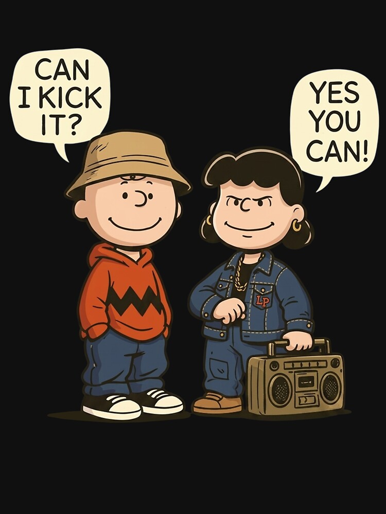 Can I Kick It 90s Hip Hop Retro Parody Shirt