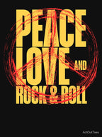 PEACE LOVE And ROCK & ROLL Shirt