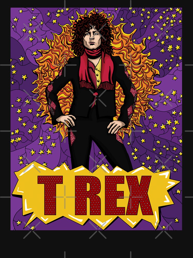 Marc Bolan T Rex Fanart Shirt