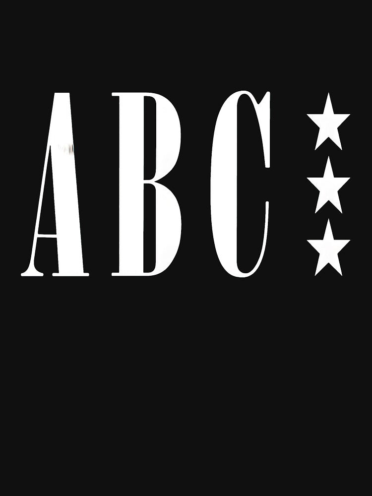 ABC Band Vintage Pop Music Graphic Design Shirt