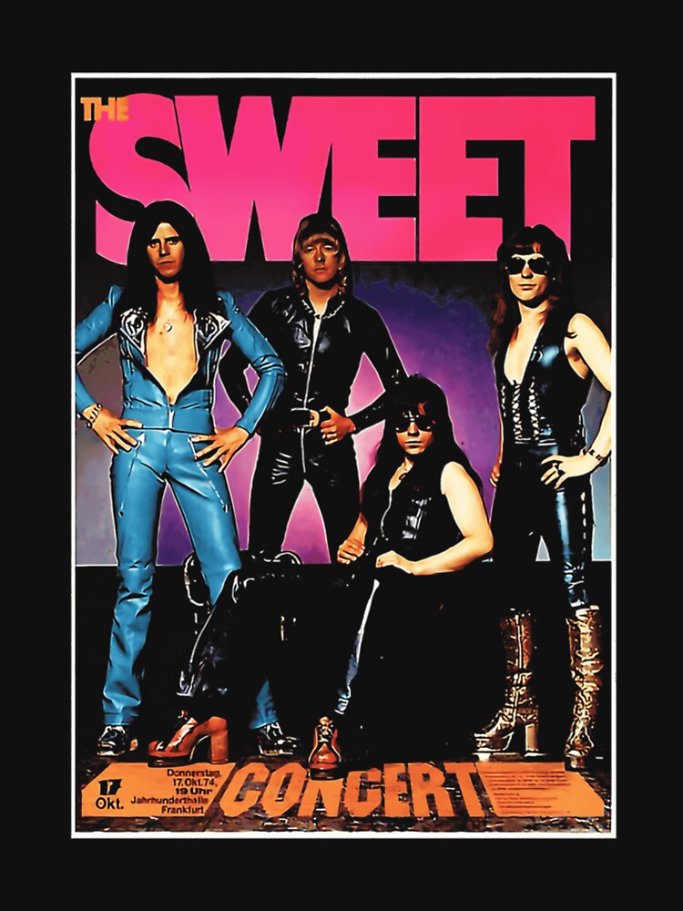 The Sweet Vintage Glam Rock Band Shirt