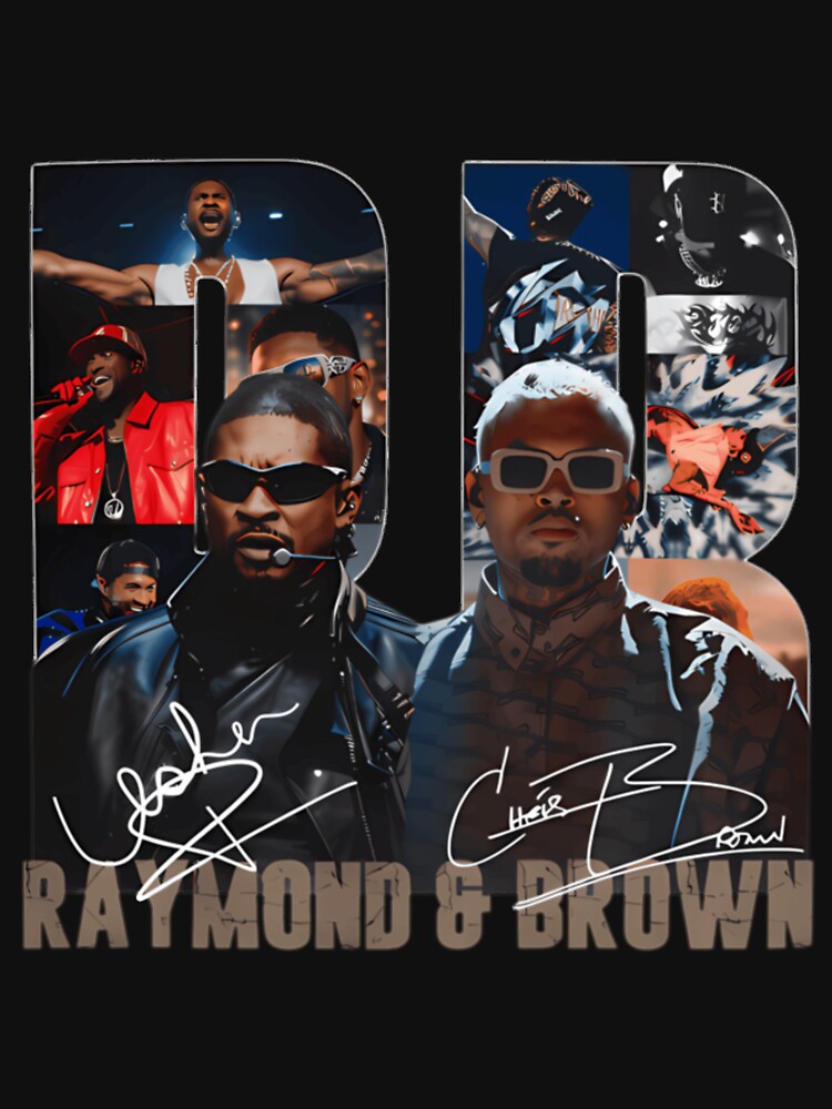 Raymond And Brown R&B Tour Colorful Collage Design Shirt