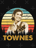 Townes Van Zandt - Vintage Retro Outlaw Country Tribute Shirt
