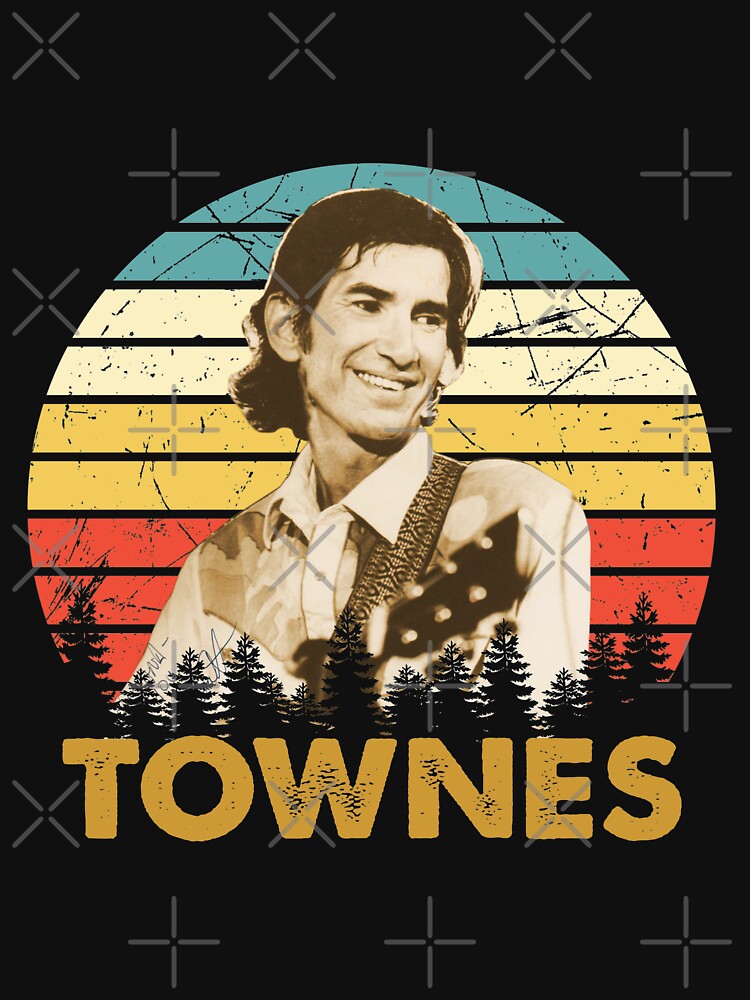 Townes Van Zandt - Vintage Retro Outlaw Country Tribute Shirt