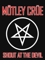 Mötley Crüe Shout Devil Pentagram Design Shirt