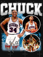 Charles Barkley Chuck Basketball Vintage Retro 80s 90s Bootleg Rap Shirt