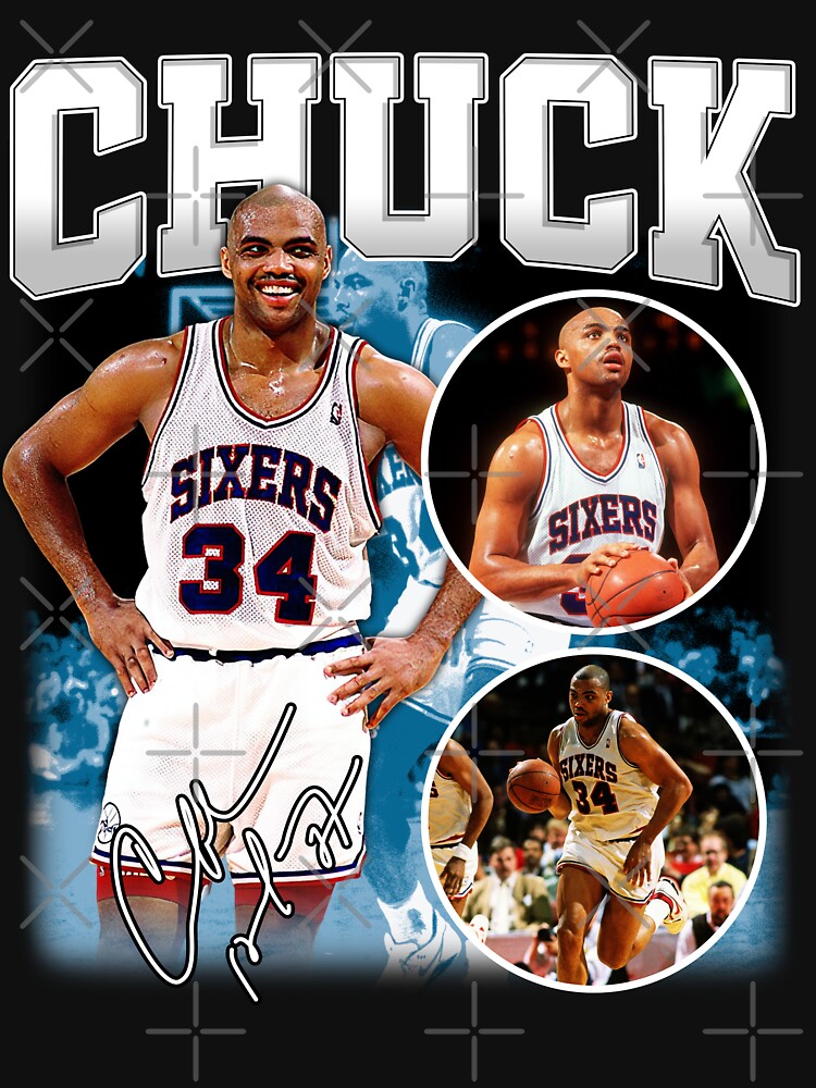 Charles Barkley Chuck Basketball Vintage Retro 80s 90s Bootleg Rap Shirt