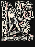 Bikini Kill Riot Grrrl Revolution Punk Feminist Vintage Style Shirt
