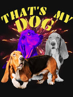 90 Bootleg Basset Hund Funny Retro Style Shirt
