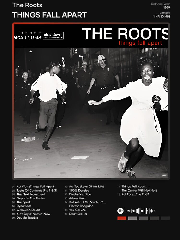 The Roots - Things Fall Apart Tracklist Album Shirt