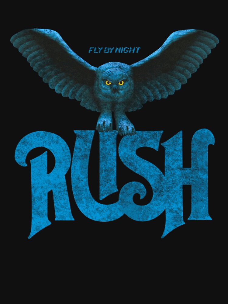 Rush Band Owl Vintage Rock Design Shirt