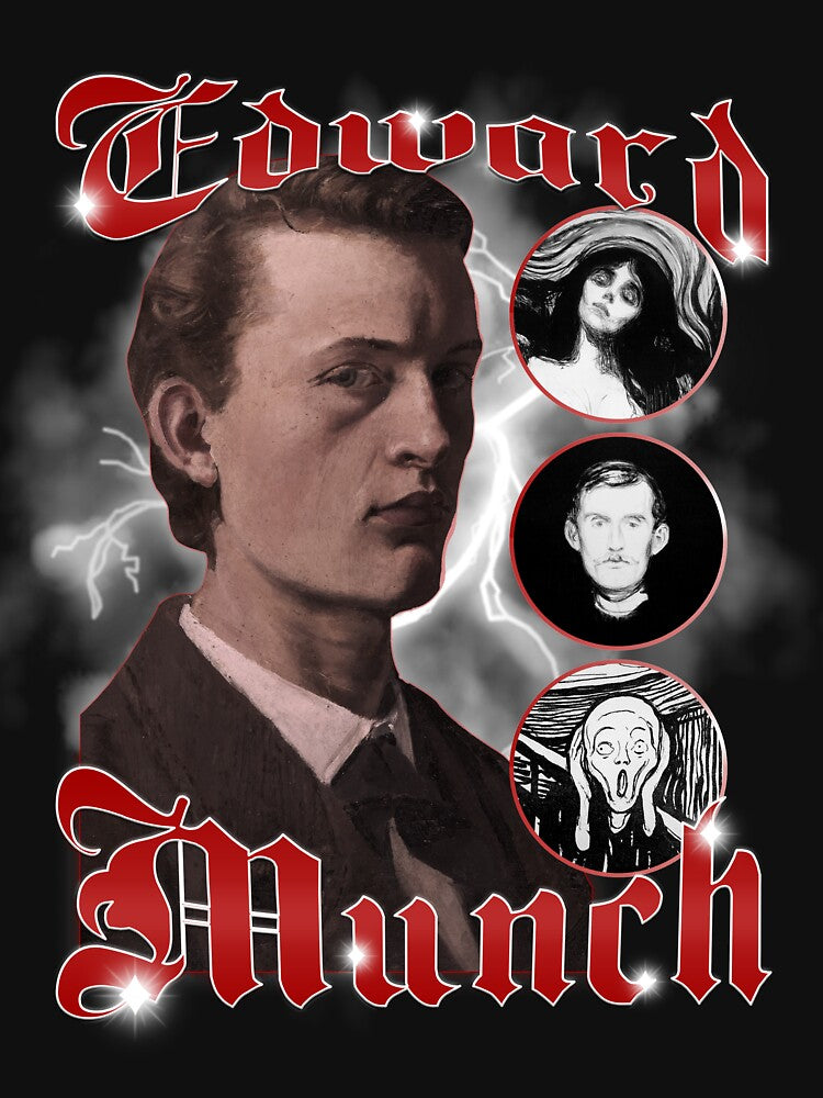 Edvard Munch Bootleg 90s Hip Hop Shirt
