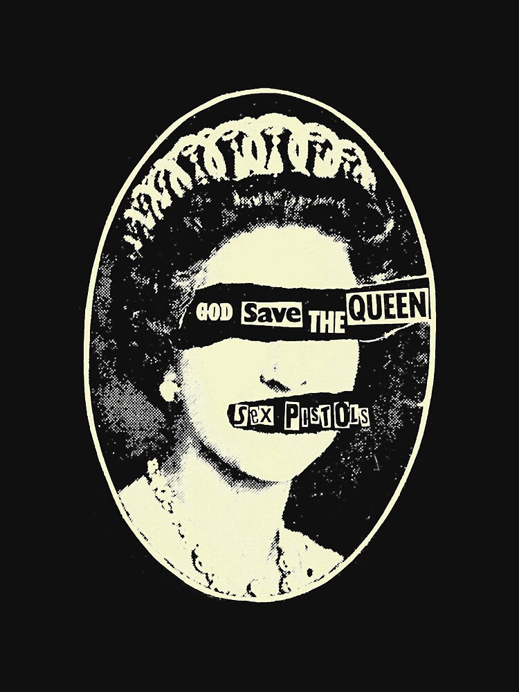 Vintage God Save The Queen Retro Vintage Punk Rock Shirt