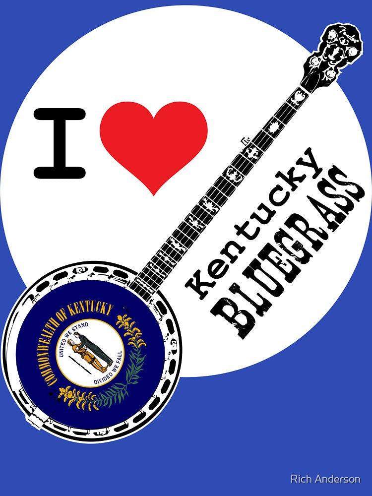 I Love Kentucky Bluegrass Shirt