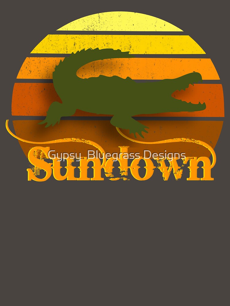 Gator Vintage Retro Sunset Shirt
