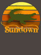 Gator Vintage Retro Sunset Shirt