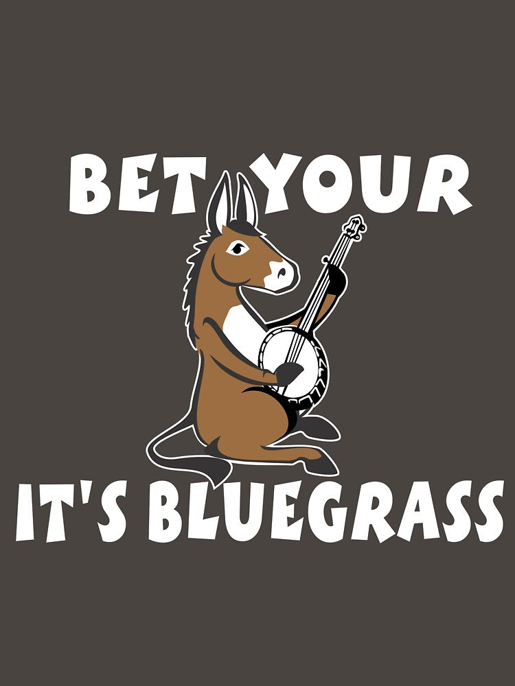 Bluegrass Banjo Playing Burro Donkey NickerStickers On Redbubble Shirt