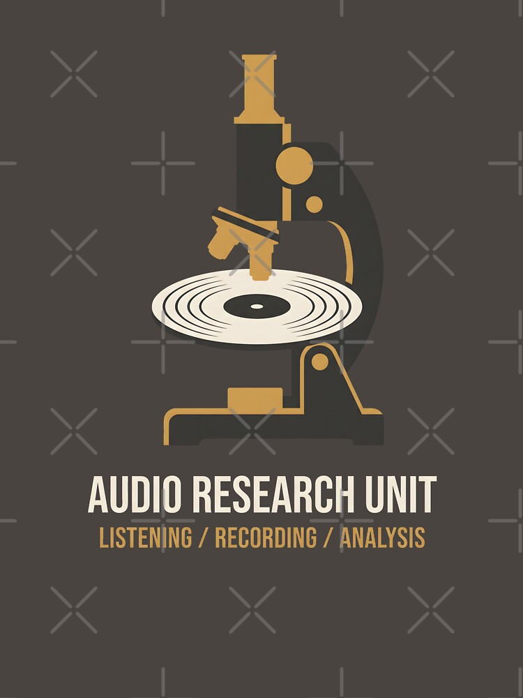 Audio Research Unit Microscope Vinyl Record Audiophile Shirt