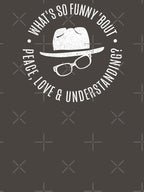 Peace Love And Understanding - Elvis Costello Shirt