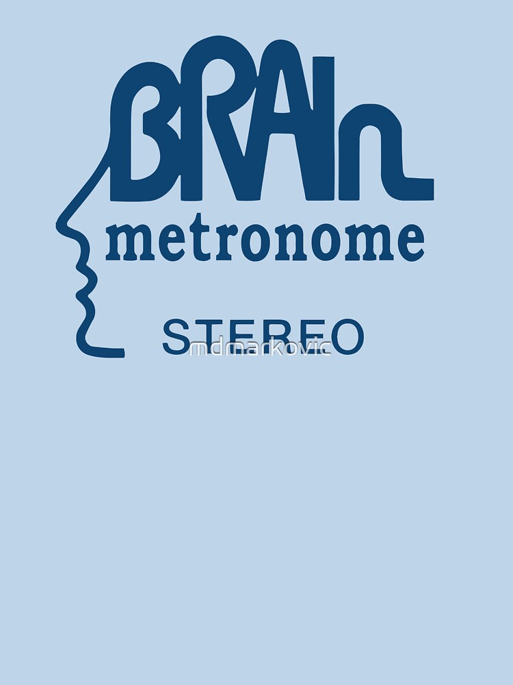 Brain Records Krautrock Blue Shirt