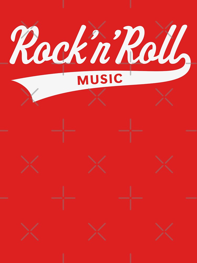Rock 'n' Roll Music White Shirt