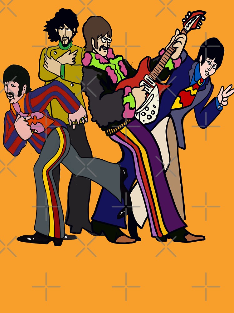 Sixties Cartoon Submarine Characters Shirt