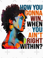 Blue Musican How You Gonna Win When You Ain't Right Within Shirt